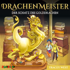 West, Tracey. Drachenmeister 12: Der Schatz des Golddrachen. audiolino, 2021.