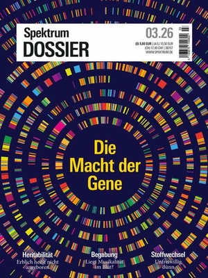 Spektrum der Wissenschaft (Hrsg.). Spektrum Dossier 3/2026 Die Macht der Gene. Spektrum D. Wissenschaft, 2026.