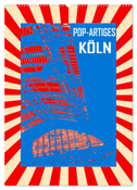 Pop-Artiges Köln (Wandkalender 2024 DIN A2 hoch), CALVENDO Monatskalender