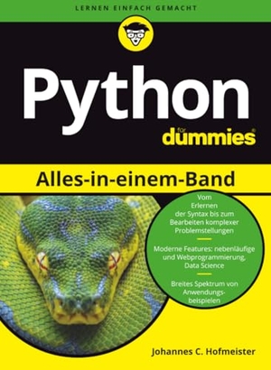 Hofmeister, Johannes C.. Python Alles-in-einem-Band für Dummies. Wiley-VCH GmbH, 2025.