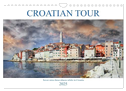 Croatian tour (Wall Calendar 2025 DIN A4 landscape), CALVENDO 12 Month Wall Calendar