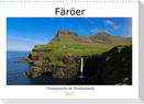 Färöer - Trauminseln im Nordatlantik (Wandkalender 2022 DIN A3 quer)