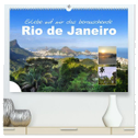 Erlebe mit mir das berauschende Rio de Janeiro (hochwertiger Premium Wandkalender 2024 DIN A2 quer), Kunstdruck in Hochglanz
