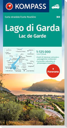 KOMPASS Autokarte Lago di Garda, Lac de Garde 1:125.000