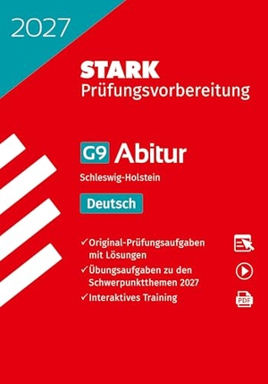 STARK Deutsch gA/eA - Abitur 2027 Schleswig-Holstein - Prüfungsvorbereitung. Stark Verlag GmbH, 2026.