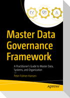 Master Data Governance Framework