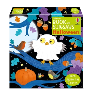 Taplin, Sam. Usborne Book and 3 Jigsaws: Halloween. Usborne Publishing Ltd, 2023.