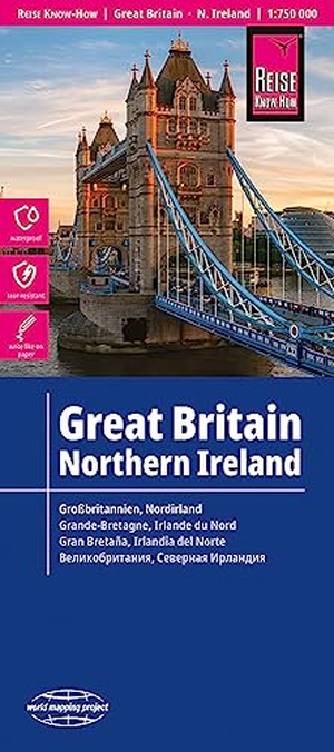 Reise Know-How Landkarte Großbritannien 1 : 750 000. Reise Know-How Rump GmbH, 2023.
