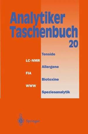 Günzler, Helmut / Fresenius, Wilhelm et al. Analytiker-Taschenbuch. Springer Berlin Heidelberg, 2011.
