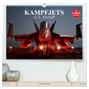 Kampfjets. U.S. Aircraft (hochwertiger Premium Wandkalender 2025 DIN A2 quer), Kunstdruck in Hochglanz