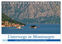 Unterwegs in Montenegro (Tischkalender 2025 DIN A5 quer), CALVENDO Monatskalender