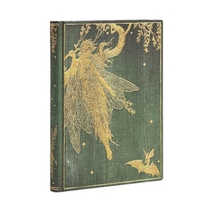 Paperblanks (Hrsg.). Hardcover Notizbuch Olive Fairy Midi Unliniert. Paperblanks Ltd., 2020.