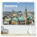 Hamburg Stadt an der Alster und Elbe (hochwertiger Premium Wandkalender 2024 DIN A2 quer), Kunstdruck in Hochglanz