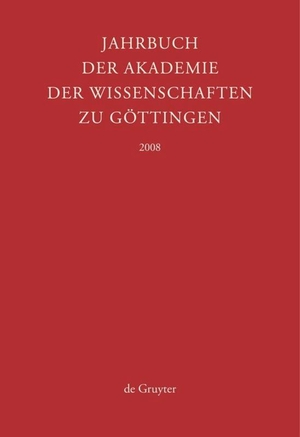 Akademie Der Wissenschaften (Hrsg.). 2008. De Gruyter, 2009.