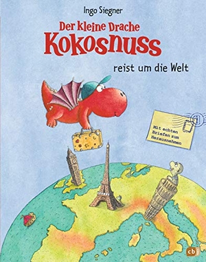 Siegner, Ingo. Der kleine Drache Kokosnuss reist um die Welt - Vorlese-Bilderbuch - Mit echten Briefen zum Herausnehmen. cbj, 2021.