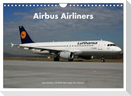 Airbus Airliners (Wandkalender 2025 DIN A4 quer), CALVENDO Monatskalender