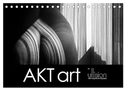 AKT art (Tischkalender 2025 DIN A5 quer), CALVENDO Monatskalender