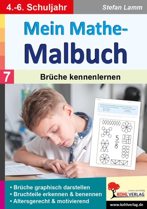 Lamm, Stefan. Mein Mathe-Malbuch / Band 7: Brüche kennenlernen. Kohl Verlag, 2021.