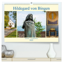 Hildegard von Bingen - Stationen (hochwertiger Premium Wandkalender 2025 DIN A2 quer), Kunstdruck in Hochglanz