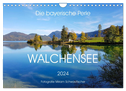 Walchensee (Wandkalender 2024 DIN A4 quer), CALVENDO Monatskalender