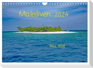 Malediven - Dreamland (Wandkalender 2024 DIN A4 quer), CALVENDO Monatskalender