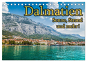Dalmatien - Sonne, Strand und mehr (Tischkalender 2025 DIN A5 quer), CALVENDO Monatskalender