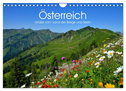 Österreich. Grüße vom Land der Berge und Seen (Wandkalender 2024 DIN A4 quer), CALVENDO Monatskalender