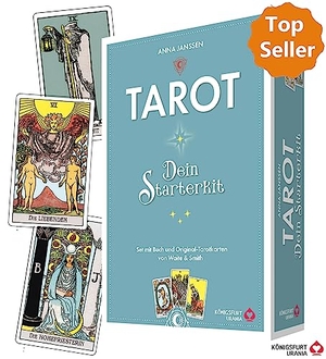 Janssen, Anna. TAROT - Dein Starterkit - 78 Karten mit Buch (Tarot für Anfänger). Königsfurt-Urania, 2023.