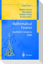 Mathematical Finance - Bachelier Congress 2000