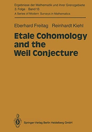 Kiehl, Reinhardt / Eberhard Freitag. Etale Cohomology and the Weil Conjecture. Springer Berlin Heidelberg, 2012.