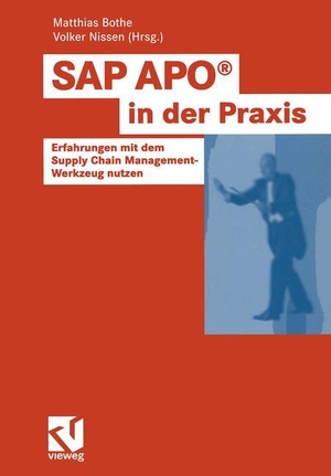 Nissen, Volker / Matthias Bothe (Hrsg.). SAP APO® in der Praxis - Erfahrungen mit dem Supply Chain Management-Werkzeug nutzen. Vieweg+Teubner Verlag, 2003.