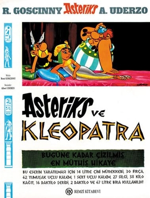 Uderzo, Albert / Rene Goscinny. Asteriks Ve Kleopatra. Remzi Kitabevi, 2019.
