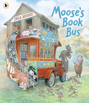 Moore, Inga. Moose's Book Bus. Walker Books Ltd, 2022.