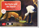 Der Fuchs und der Storch. Eine Fabel von Äsop. Kamishibai Bildkartenset.