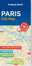 Lonely Planet Paris City Map