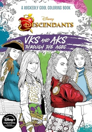 Disney Book Group. Descendants: A Wickedly Cool Coloring Book: Vks and Aks Through the Ages. Disney - Rhcb, 2025.