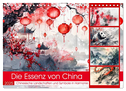 Die Essenz von China - Chinesische Landschaften und Symbole in Harmonie (Wandkalender 2025 DIN A4 quer), CALVENDO Monatskalender