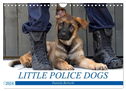 Little Police Dogs (Wandkalender 2024 DIN A4 quer), CALVENDO Monatskalender