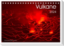 Vulkane 2024 (Tischkalender 2024 DIN A5 quer), CALVENDO Monatskalender
