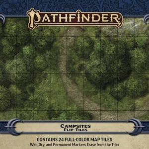 Engle, Jason A / Stephen Radney-Macfarland. Pathfinder Flip-Tiles: Campsites. Diamond Comic Distributors, 2022.