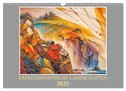 Expressionistische Landschaften (Wandkalender 2025 DIN A3 quer), CALVENDO Monatskalender