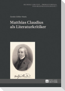 Matthias Claudius als Literaturkritiker