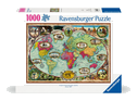 Ravensburger Puzzle - 12000569 Mit dem Fahrrad um die Welt - 1000 Teile