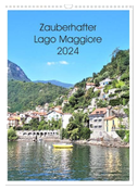 Zauberhafter Lago Maggiore (Wandkalender 2024 DIN A3 hoch), CALVENDO Monatskalender