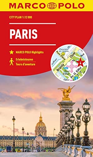 MARCO POLO Cityplan Paris 1:12.000. Mairdumont, 2023.