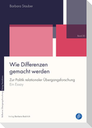 Wie Differenzen gemacht werden
