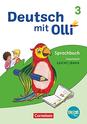 Kaiser, Christine M. / Lisa Wegerle. Deutsch mit Olli - Sprache 2-4 - Ausgabe 2021 - 3. Schuljahr - Arbeitsheft Leicht / Basis - Mit BOOKii-Funktion und Testheft. Cornelsen Verlag GmbH, 2022.