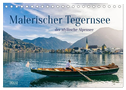 Malerischer Tegernsee (Tischkalender 2024 DIN A5 quer), CALVENDO Monatskalender