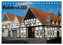 Wiedenbrück 2024 (Tischkalender 2024 DIN A5 quer), CALVENDO Monatskalender