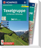KOMPASS Wanderführer Texelgruppe mit Meraner Höhenweg, 56 Touren mit Extra-Tourenkarte